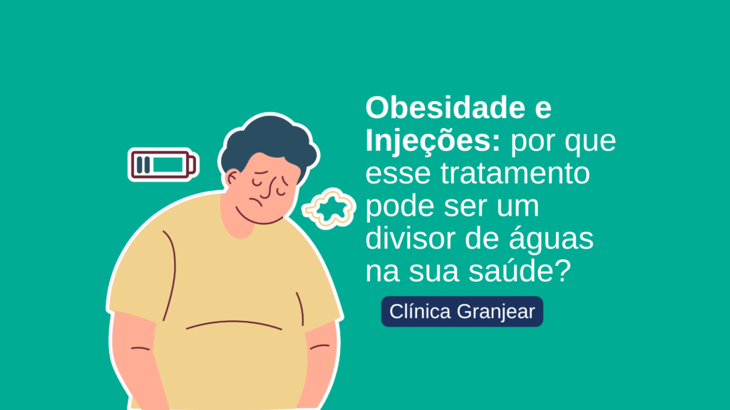 Um artigo sobre obesidade e injeções.
